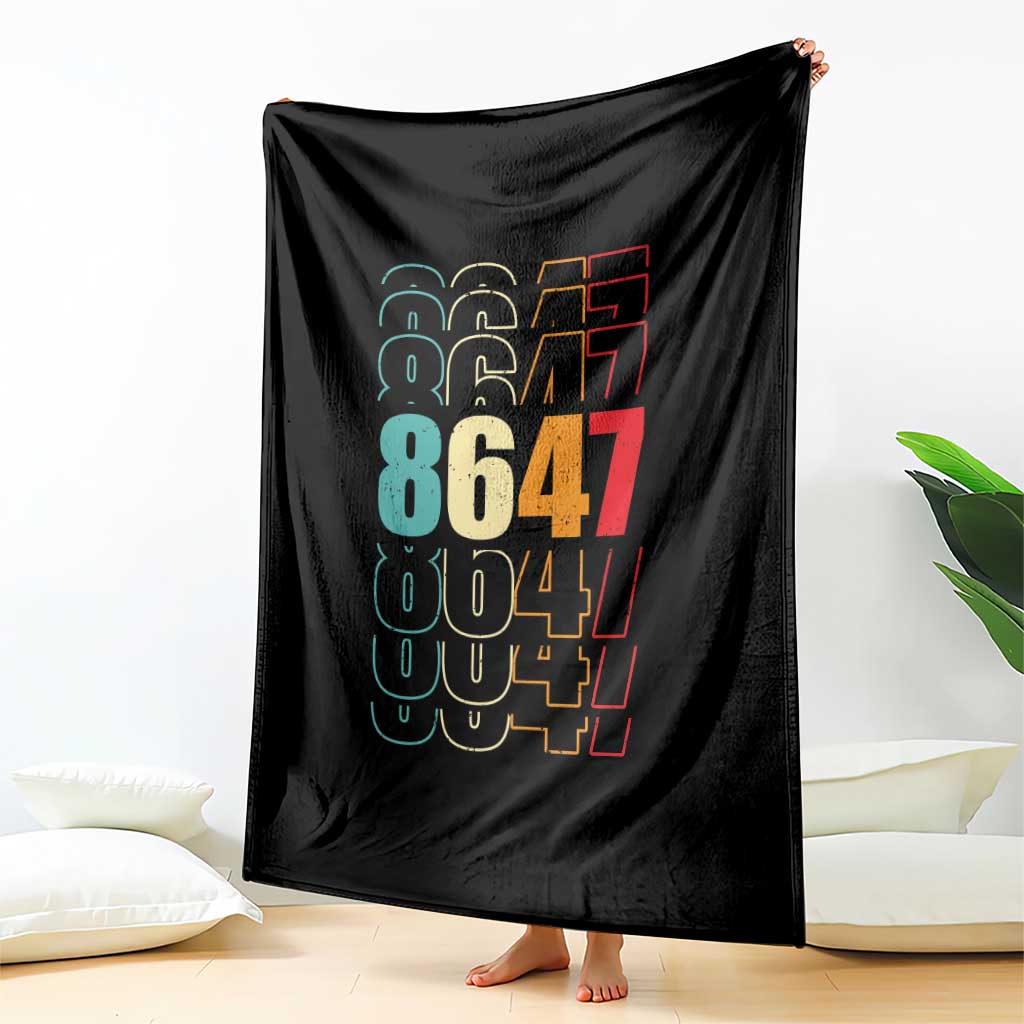Retro Vintage 8647 Throw Blanket Subtle Anti FDT TS14 Print Your Wear