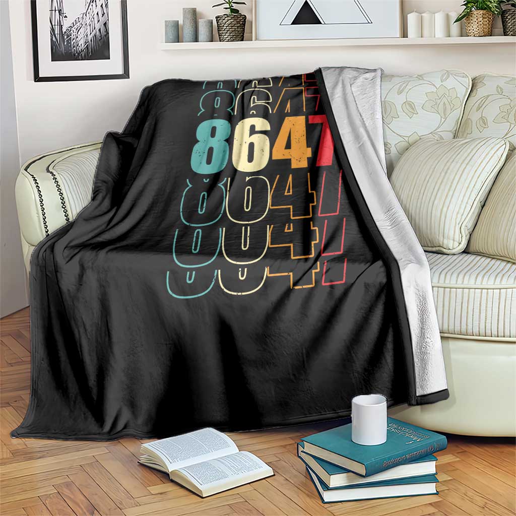 Retro Vintage 8647 Throw Blanket Subtle Anti FDT TS14 Print Your Wear