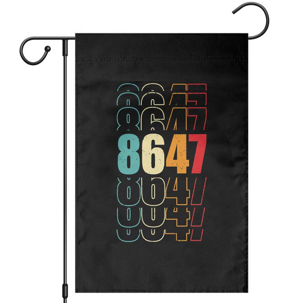 Retro Vintage 8647 Garden Flag Subtle Anti FDT TS14 Black Print Your Wear