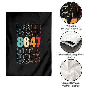 Retro Vintage 8647 Garden Flag Subtle Anti FDT TS14 Print Your Wear