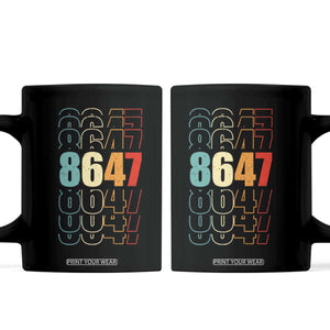 Retro Vintage 8647 Coffee Mug Subtle Anti FDT TS14 Black Print Your Wear