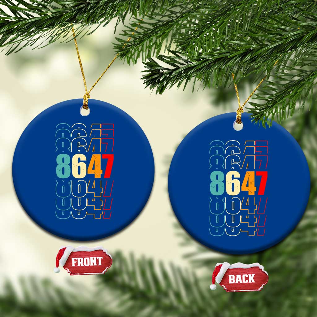 Retro Vintage 8647 Ceramic Ornament Subtle Anti FDT TS14 1pc Blue Print Your Wear