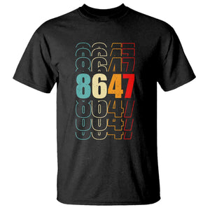 Retro Vintage 8647 T Shirt Subtle Anti FDT TS14 Black Print Your Wear