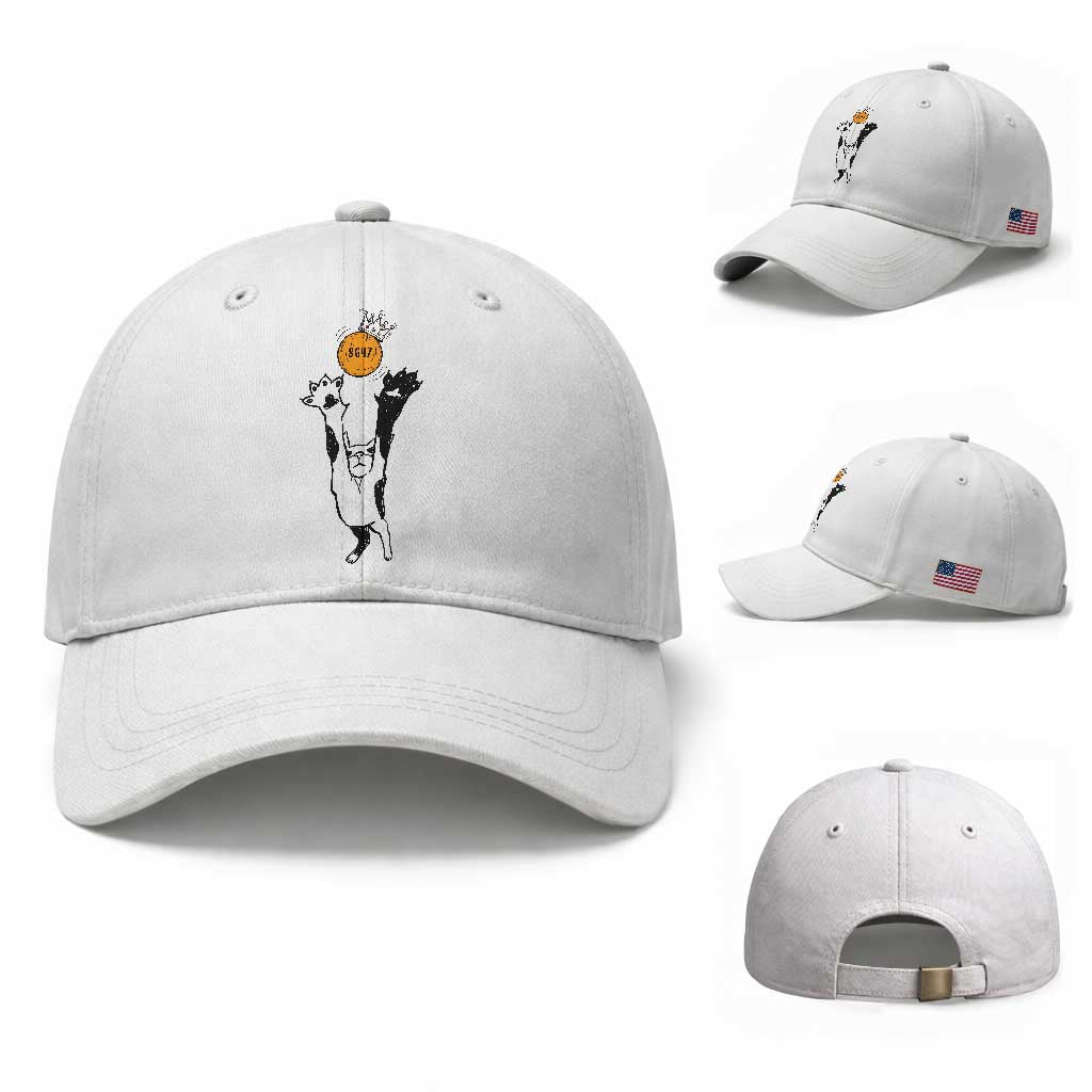 8647 Impeach Trump Baseball Cap Funny Black Cat Anti FDT TS14 Baseball Cap Universal Fit White Print Your Wear