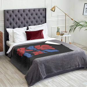 86 47 Boho Floral Matisse Throw Blanket No Kings Oligarchy FDT Political Protest TS14 Print Your Wear