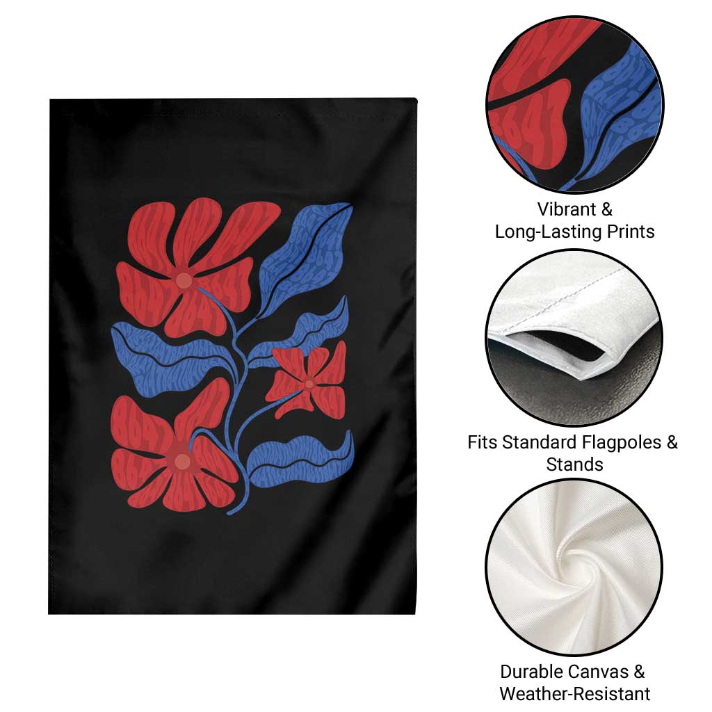 86 47 Boho Floral Matisse Garden Flag No Kings Oligarchy FDT Political Protest TS14 Print Your Wear