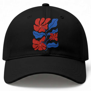 86 47 Boho Floral Matisse Baseball Cap No Kings Oligarchy FDT Political Protest TS14 Print Your Wear