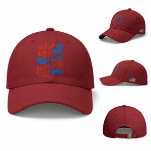 86 47 Boho Floral Matisse Baseball Cap No Kings Oligarchy FDT Political Protest TS14 Baseball Cap Universal Fit Cherry Red Print Your Wear