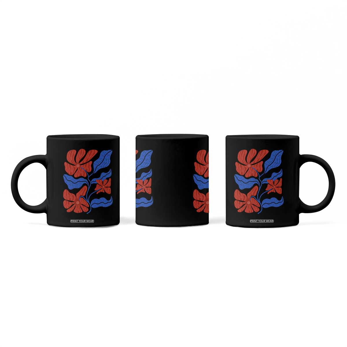 86 47 Boho Floral Matisse Coffee Mug No Kings Oligarchy FDT Political Protest TS14 Print Your Wear