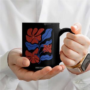 86 47 Boho Floral Matisse Coffee Mug No Kings Oligarchy FDT Political Protest TS14 Print Your Wear