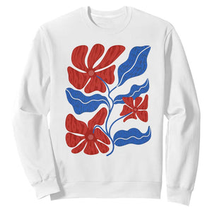 86 47 Boho Floral Matisse Sweatshirt No Kings Oligarchy FDT Political Protest TS14 White Print Your Wear
