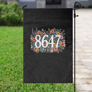 86 47 Floral Boho Style Garden Flag Subtle FDT TS14 Print Your Wear