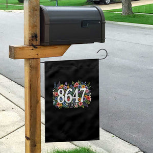86 47 Floral Boho Style Garden Flag Subtle FDT TS14 Print Your Wear