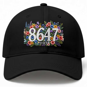 86 47 Floral Boho Style Baseball Cap Subtle FDT TS14 Print Your Wear
