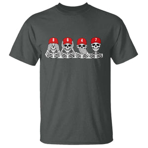 86 47 Subtle Anti FDT T Shirt Funny Skeleton Wearing Hat Sarcastic Political TS14 Dark Heather Print Your Wear