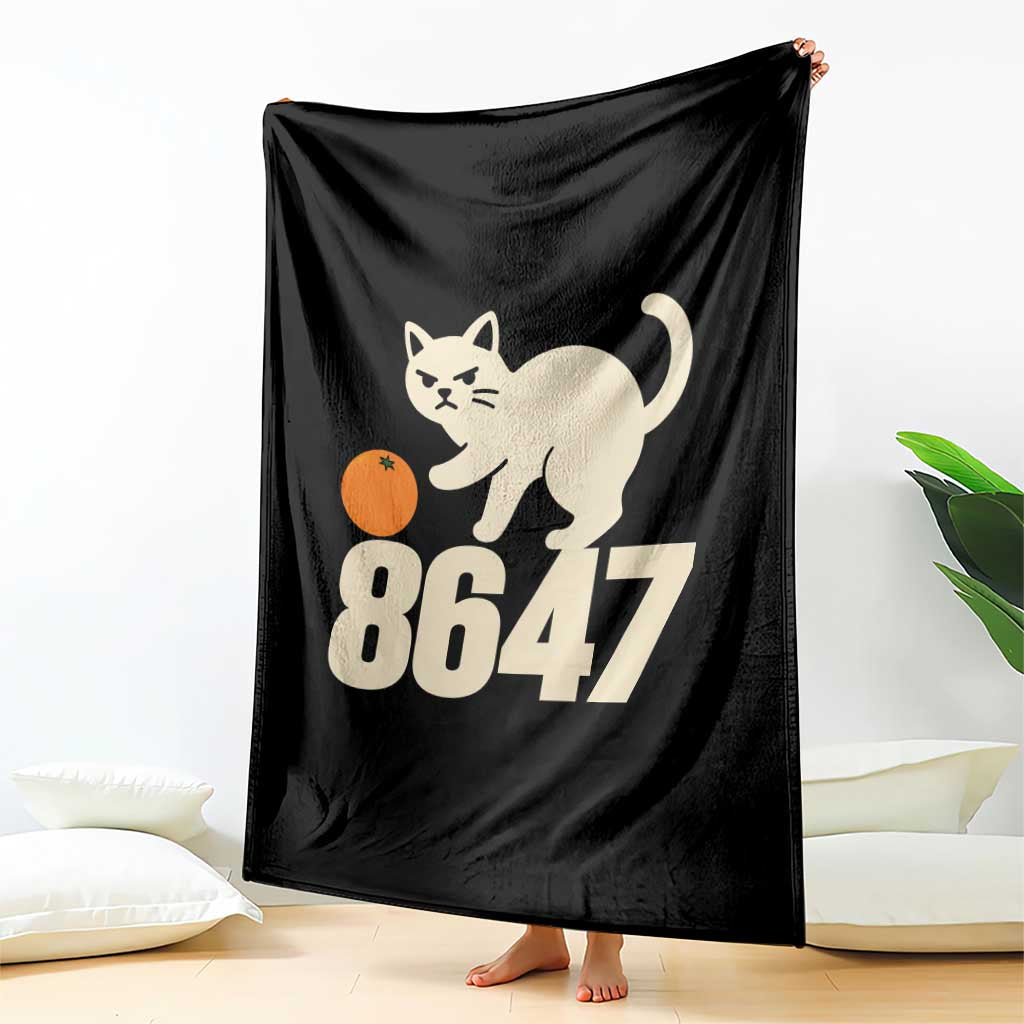 8647 FDT Throw Blanket Funny Cat Political Meme TS14 Print Your Wear