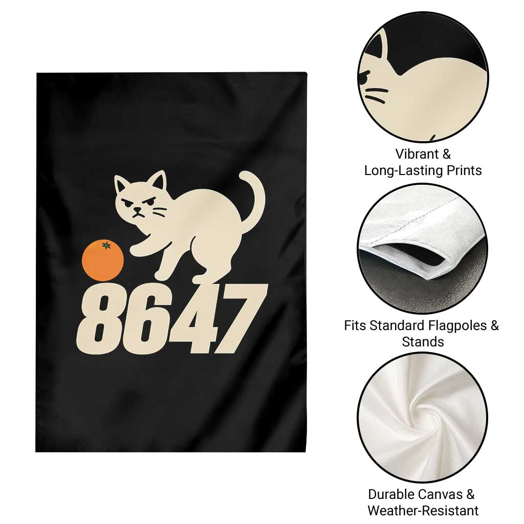 8647 FDT Garden Flag Funny Cat Political Meme TS14 Print Your Wear