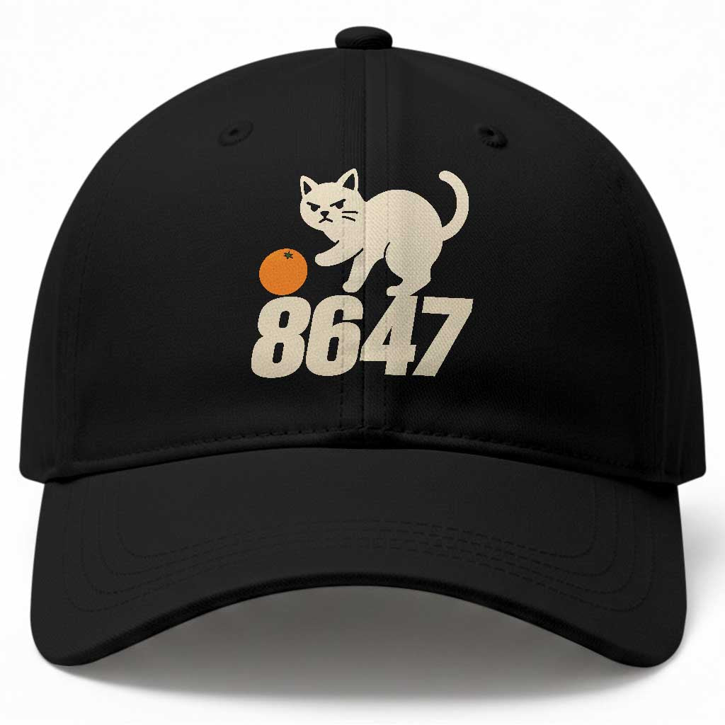 8647 FDT Baseball Cap Funny Cat Political Meme TS14 Print Your Wear