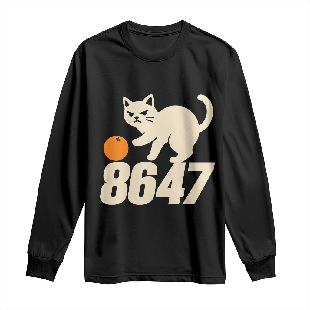 8647 FDT Long Sleeve Shirt Funny Cat Political Meme TS14 Black Print Your Wear
