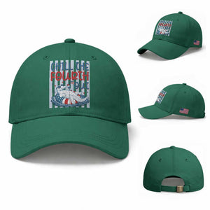 Chill The Fourth Out Baseball Cap Funny Alligator 4th Of July TS14 Baseball Cap Universal Fit Irish Green Print Your Wear
