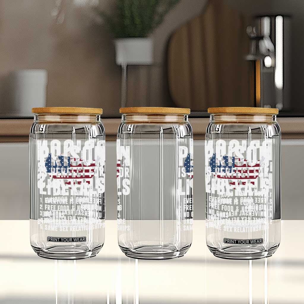 Prison Is Perfect For Liberals Glass Can Anti Liberal Quote TS14 Print Your Wear
