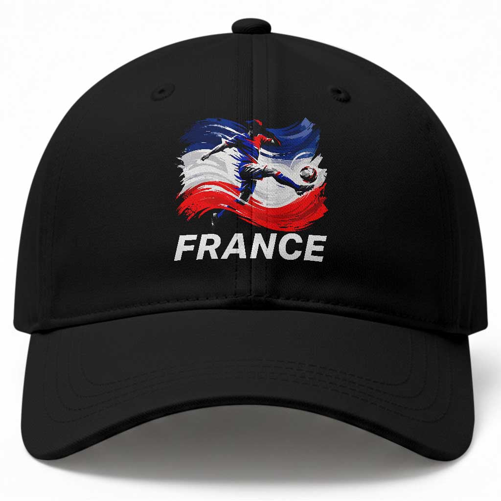 France Soccer Football Fan French Flag Baseball Cap TS14 Print Your Wear