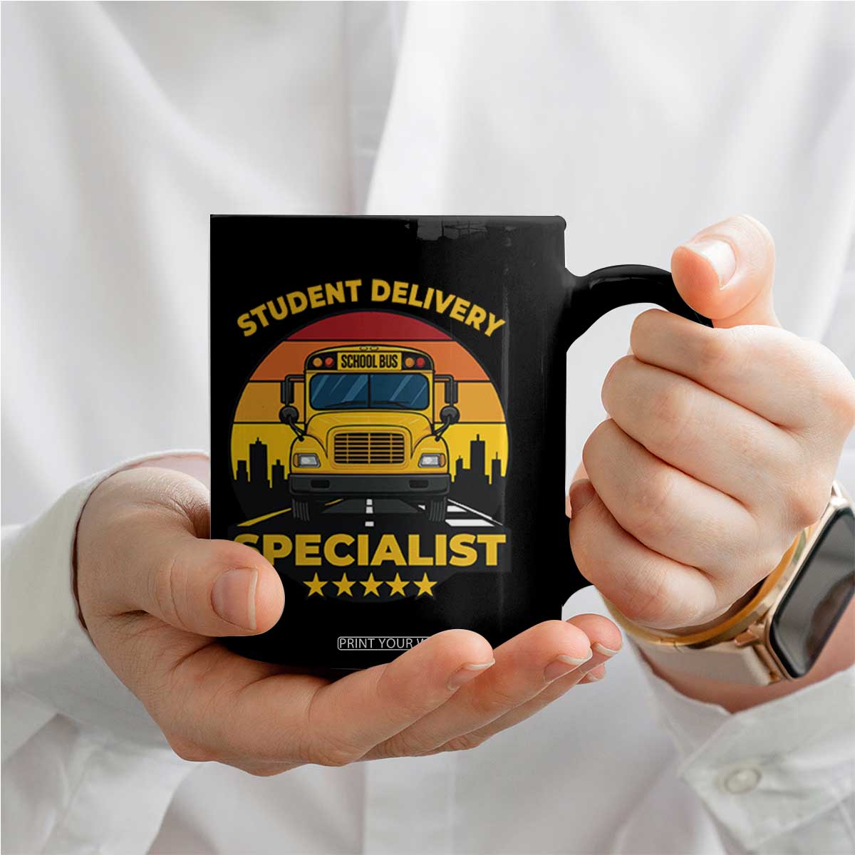 School Bus Driver Coffee Mug Student Delivery Specialist TS14 Print Your Wear