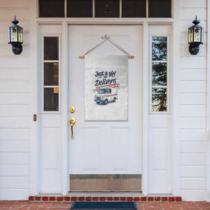 Funny Postal Worker Garden Flag Just A Girl Who Delivers TS14 Print Your Wear
