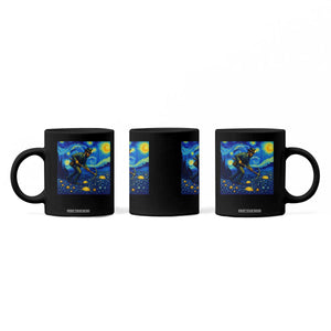 Gold Miner Starry Night Van Gogh Coffee Mug TS14 Print Your Wear
