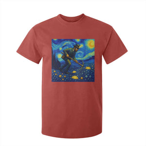 Gold Miner Starry Night Van Gogh T Shirt For Kid TS14 Red Print Your Wear