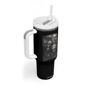 Bigfoot UFO Selife Tumbler With Handle Sasquatch Ailen Rock On Hand Christmas TS14 Print Your Wear