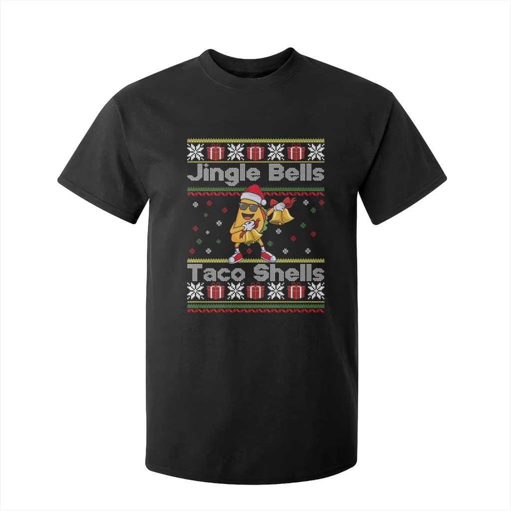 Funny Taco Christmas T Shirt For Kid Jigle Bells Taco Shells TS14 Black Print Your Wear