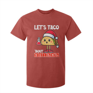 Funny Taco Mexican Christmas T Shirt For Kid Let Us Taco About Science TS14 Red Print Your Wear