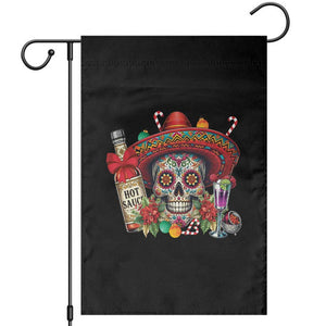 Cinco De Mayo Christmas Garden Flag Mexican Sugar Skull Sombrero Tequila Party TS14 Black Print Your Wear