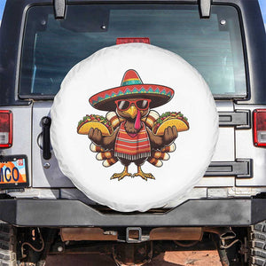 Funny Thanksgiving Turkey Spare Tire Cover Taco Mexican Christmas TS14 No hole White Print Your Wear