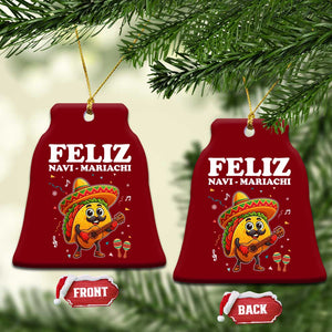 Funny Taco Mexican Xmas Ceramic Ornament Feliz Navi Mariachi TS14 Print Your Wear