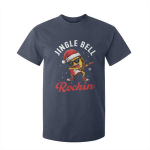 Funny Taco Christmas T Shirt For Kid Jingle Bell Rockin TS14 Navy Print Your Wear