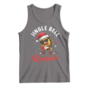 Funny Taco Christmas Tank Top Jingle Bell Rockin TS14 Deep Heather Print Your Wear