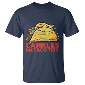 Taco Trump Mexican Christmas T Shirt Cankles McTaco Tits TS14 Navy Print Your Wear