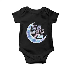 The Sky Is Opalite Moonstone Mystical Crystal Lover Baby Onesie TS14 Black Print Your Wear