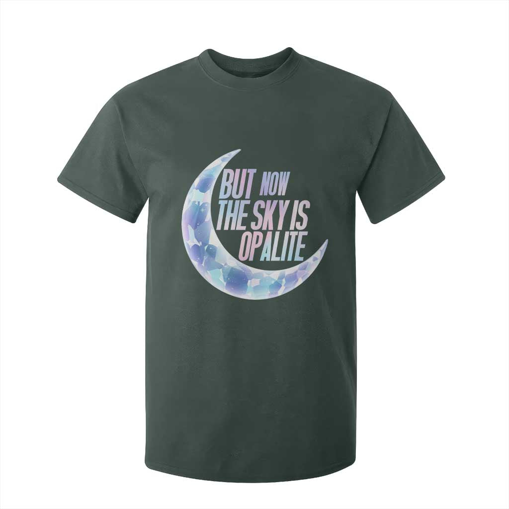 The Sky Is Opalite Moonstone Mystical Crystal Lover T Shirt For Kid TS14 Dark Forest Green Print Your Wear
