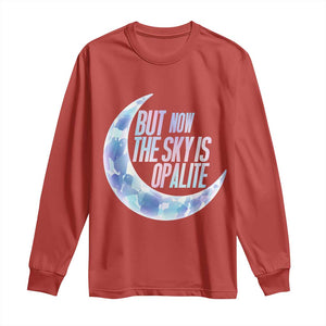 The Sky Is Opalite Moonstone Mystical Crystal Lover Long Sleeve Shirt TS14 Red Print Your Wear