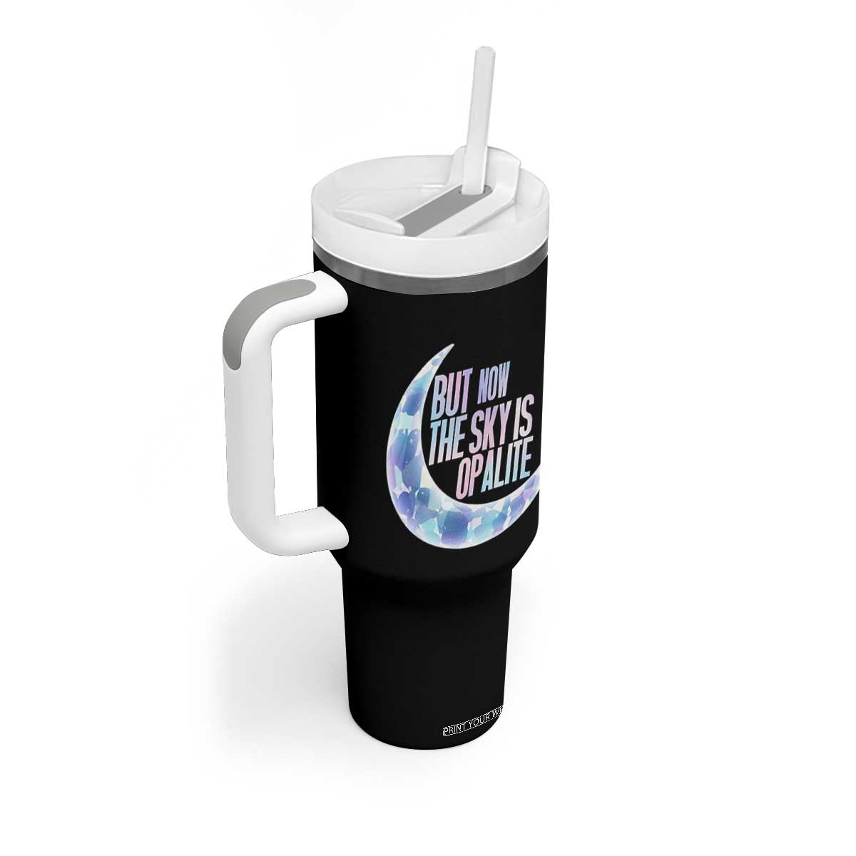 The Sky Is Opalite Moonstone Mystical Crystal Lover Tumbler With Handle TS14 Print Your Wear
