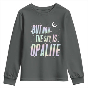 Opalite Costume Mystical Crystal Lover Youth Sweatshirt TS14 Dark Heather Print Your Wear