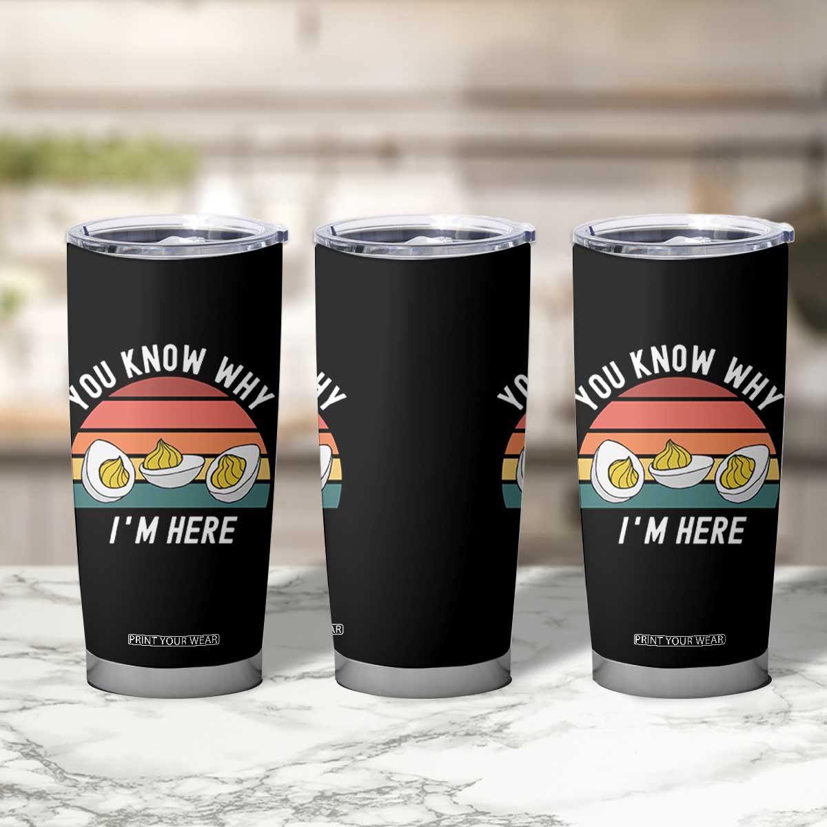 Funny Thanksgiving Dinner Tumbler Cup You Know Why I Am Here TS14 Print Your Wear