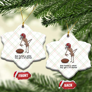 God Forbid a White Boy Get a Lil Motion Ceramic Ornament Marcus The Worm Robert Meme Funny Internet Quote TS14 Print Your Wear