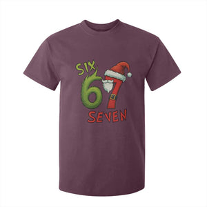 67 Six Seven Christmas Meme T Shirt For Kid Funny Santa Xmas TS14 Maroon Print Your Wear