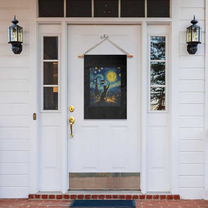 67 Cat Meme Garden Flag Funny Six Seven Cat Starry Night Van Gogh TS14 Print Your Wear