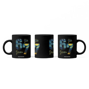 67 Six Seven Meme Coffee Mug Starry Night Van Gogh TS14 Print Your Wear