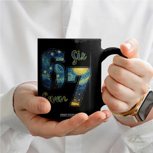 67 Six Seven Meme Coffee Mug Starry Night Van Gogh TS14 Print Your Wear